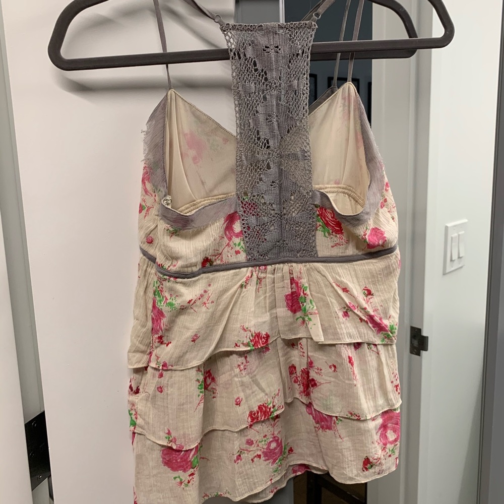 Free People floral tank top